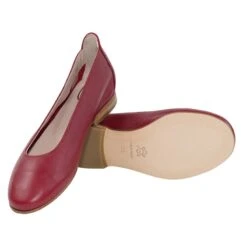 Ballerine Tonique En Cuir - Made In Romans