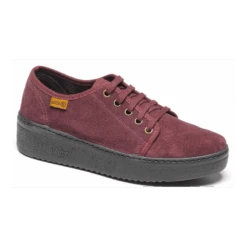 Baskets Basses Serraje En Cuir 6004 - Natural World