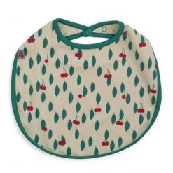 Bavoir Cherry En Coton Bio - Froy And Dind