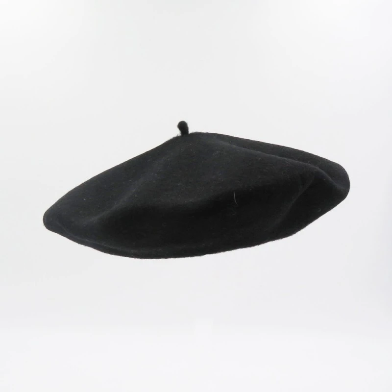 Béret En Laine Noir - Le Béret Français – Image 2