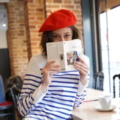 Béret En Laine Rouge - Le Béret Français