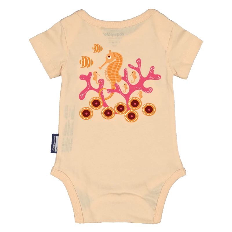 Body Bébé Hippocampe En Coton Bio - Le Coq En Pâte – Image 2