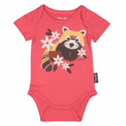 Body Bébé Panda Roux En Coton Bio - Le Coq En Pâte