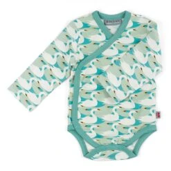 BODY Kimono Swans En Coton Bio - Froy And Dind
