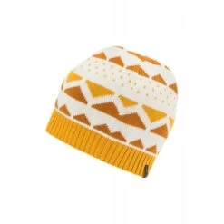 Bonnet Tricot Ocre En Coton Bio - Tranquillo