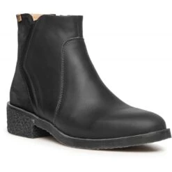 Bottines Irati En Cuir Noir N5946 - El Naturalista