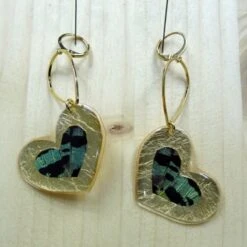 Boucles D'oreille Or Papillon - Micotiti