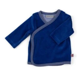 Cache-Coeur En Velours Bleu - Froy And Dind