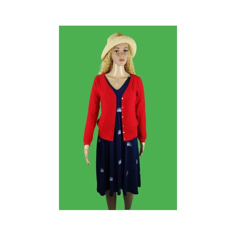 Cardigan Gerdy Coral En Coton Bio _ Froy And Dind â Image 3