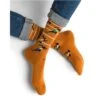 Chaussettes Athlétisme Orange En Coton - Bleu Forêt
