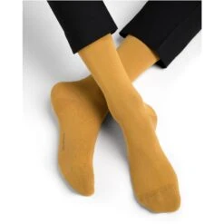 Chaussettes En Coton D'Egypte - BleuForĂȘt