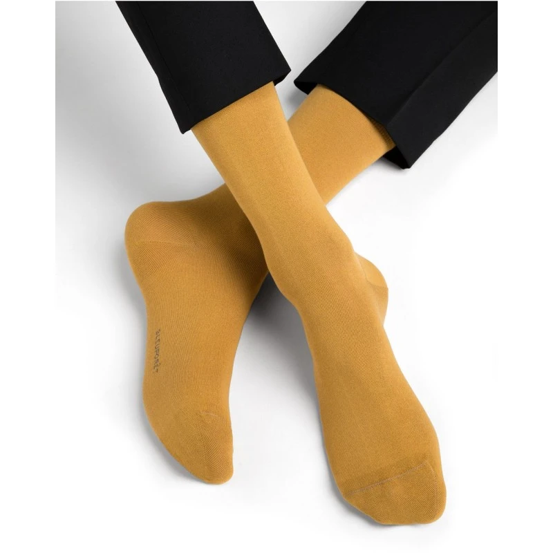 Chaussettes En Coton D'Egypte - BleuForĂȘt