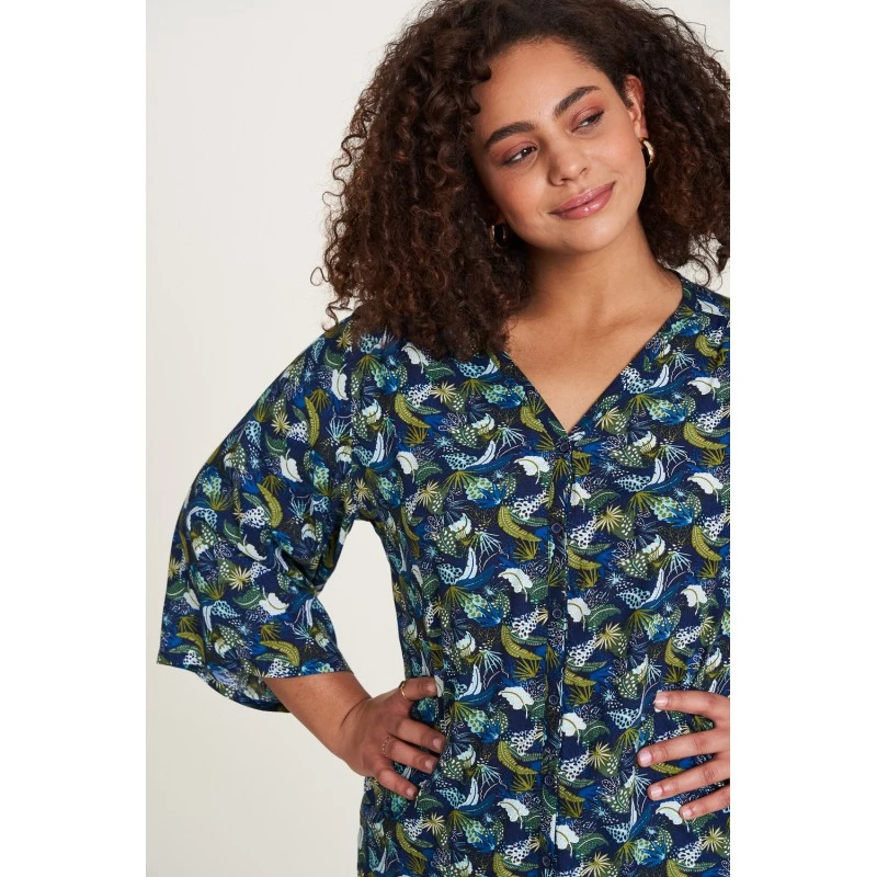 Chemisier En Viscose Ecovero - Tranquillo