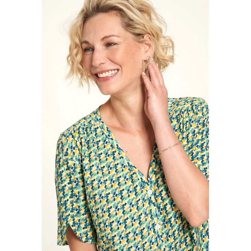 Chemisier Liletta En Viscose Ecovero - Tranquillo â Image 3