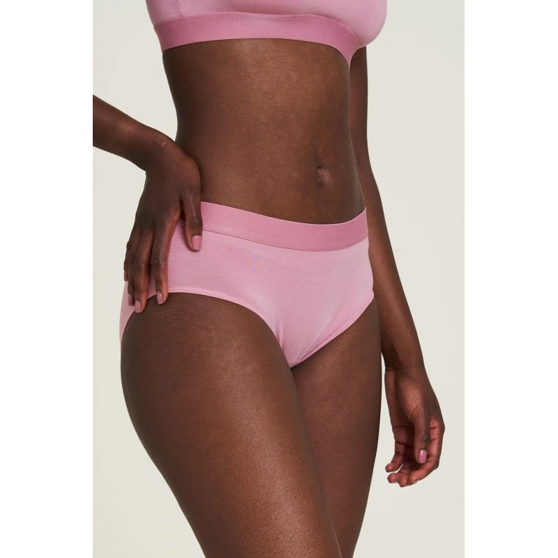 Culotte En Tencel Rose Vintage - Tranquillo