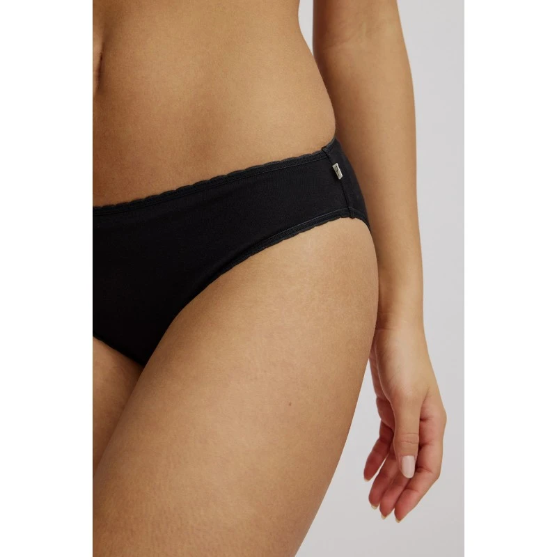 Culotte Noire En Coton Bio - Tranquillo â Image 4