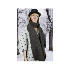 Echarpe Fantaisie En Pure Laine Naturelle - Les Laines Du Forez