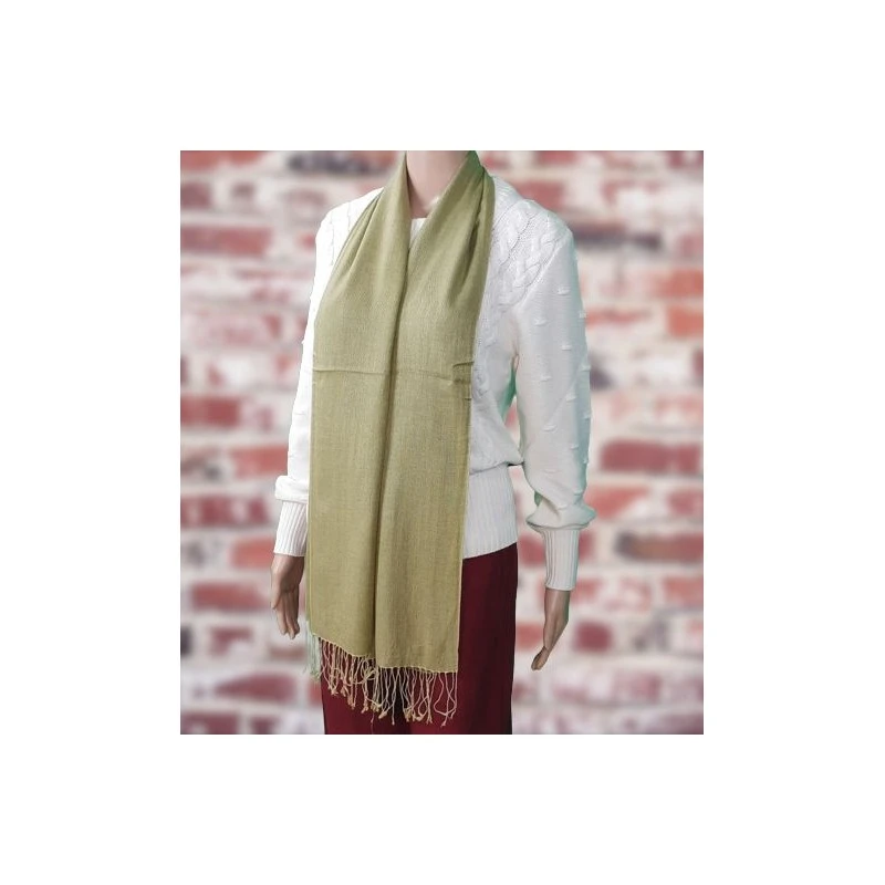 Echarpe Pashmina En Laine Et Soie - Yak Hotel â Image 2