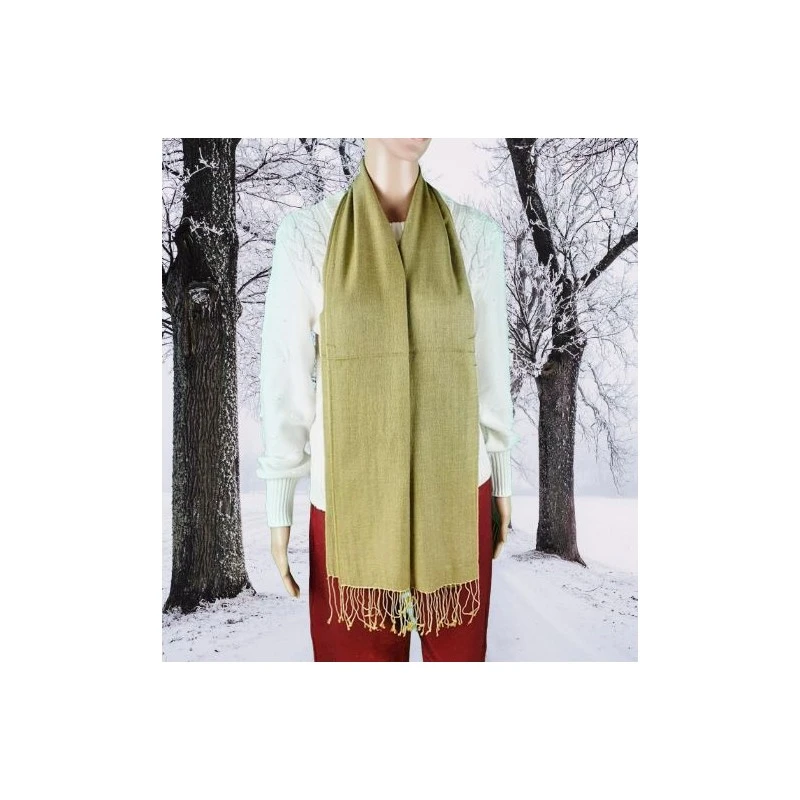 Echarpe Pashmina En Laine Et Soie - Yak Hotel