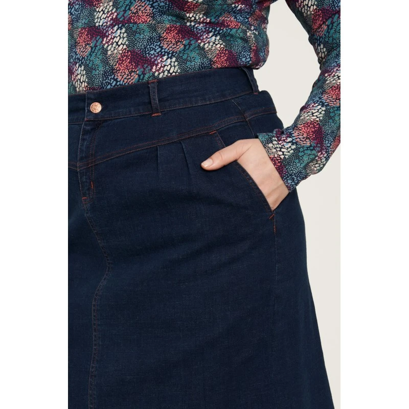 Jupe Jeans En Coton Bio- Tranquillo â Image 4