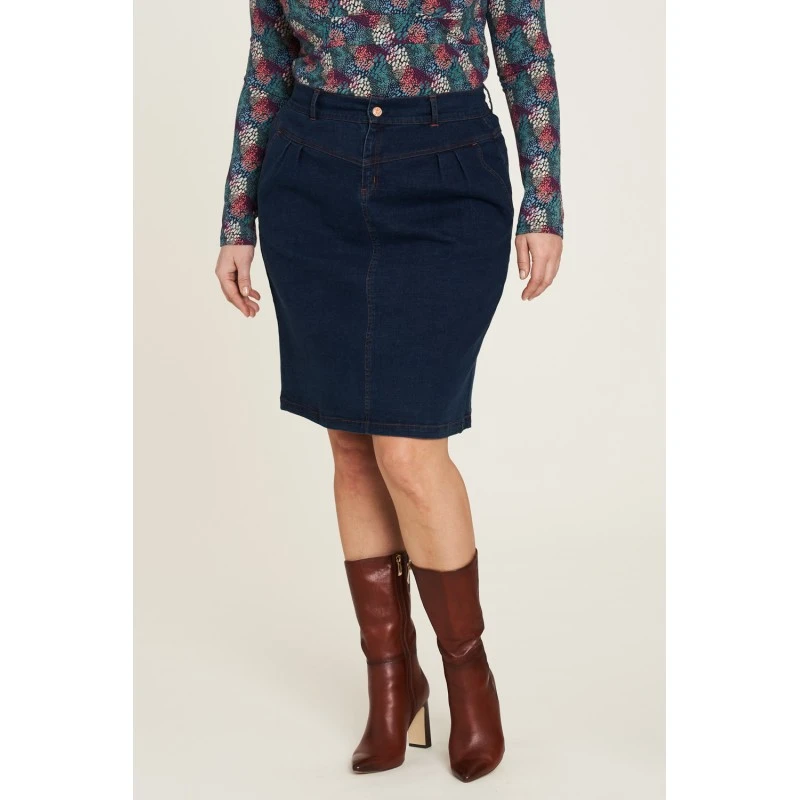Jupe Jeans En Coton Bio- Tranquillo