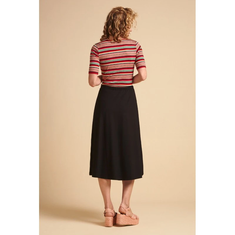 Jupe Juno Noire En Viscose Ecovero - King Louie â Image 2