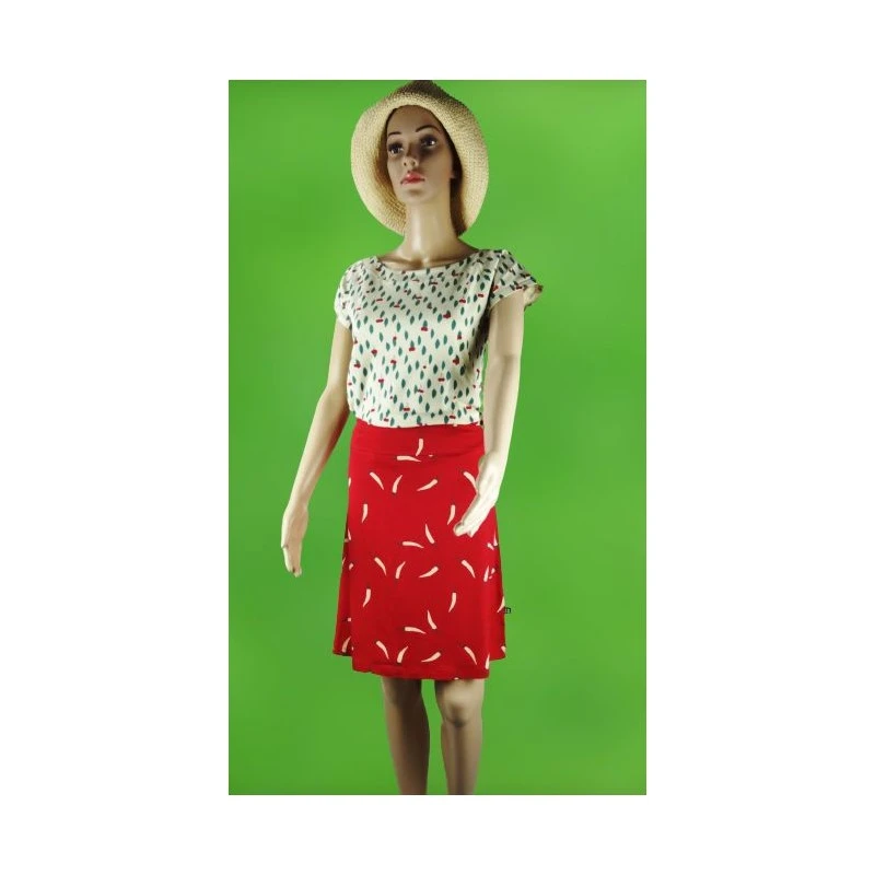 Jupe Long Peppers En Tencel - Froy And Dind