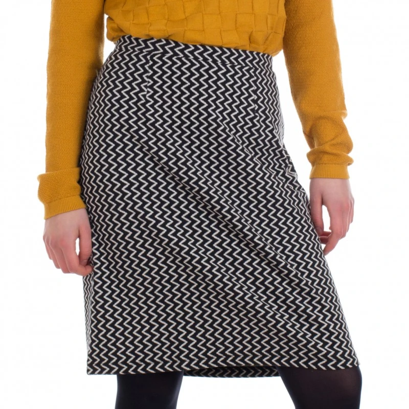 Jupe Suzette Zigzag En Coton Bio - Froy And Dind