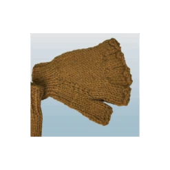 Mitaines Demi-gants Unis En Laine Doublée - Yak Hotel