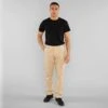 Pantalon Chino Sundswall Beige En Coton Bio - Dedicated.