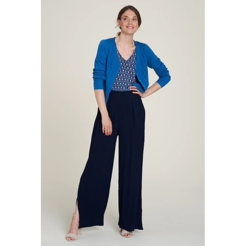 Pantalon Navy En Viscose Ecovero - Tranquillo â Image 5