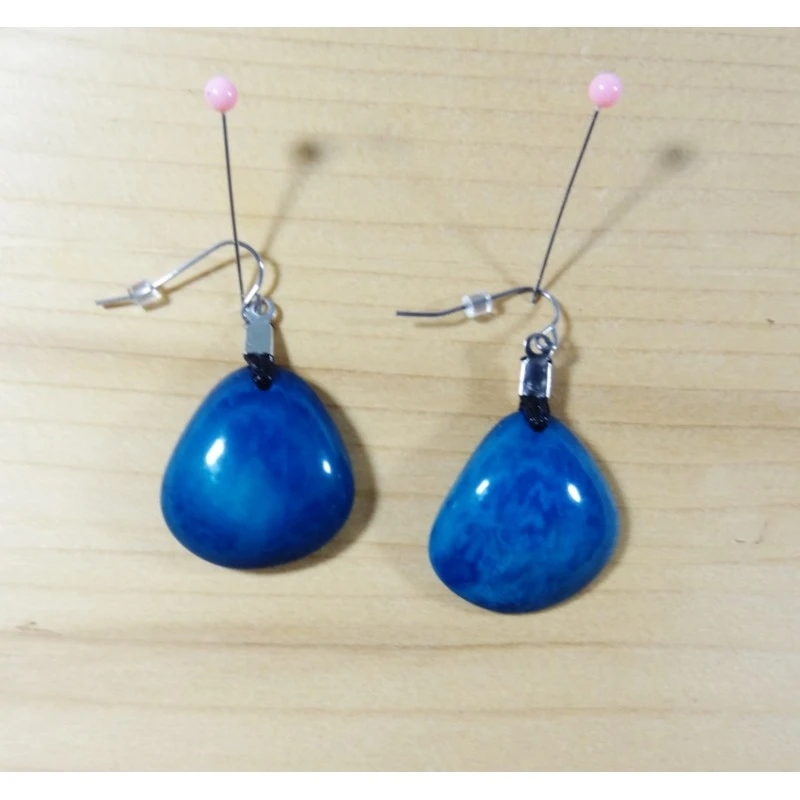 Parure Bleue En Tagua â Image 3