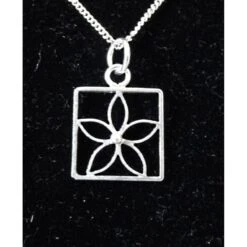 Pendentif Fleur En Filigrane D'argent - Micotiti
