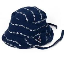 Petit Chapeau D'été Imprimé Boats En Coton Bio - Froy And Dind