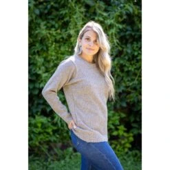 Pull Berrichon En Pure Laine Beige - Les Laines Du Forez