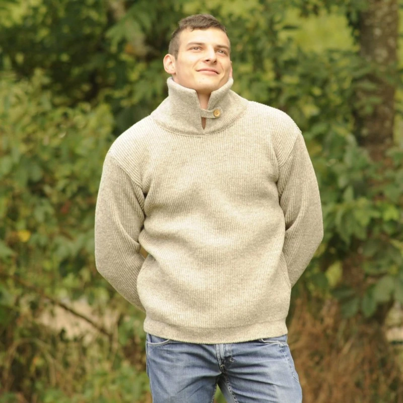 Pull Charmoise En Pure Laine - Les Laines Du Forez â Image 2