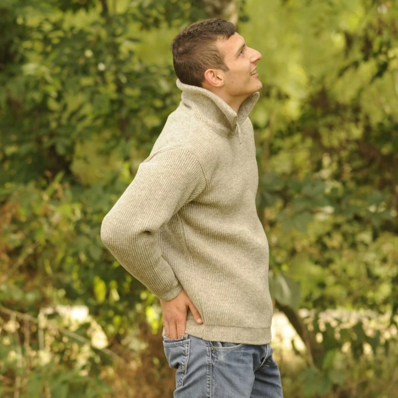 Pull Charmoise En Pure Laine - Les Laines Du Forez â Image 3