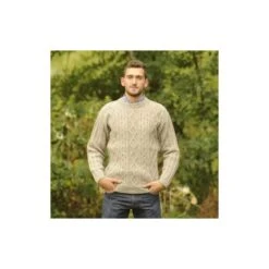 Pull Irlandais En Pure Laine Du Forez