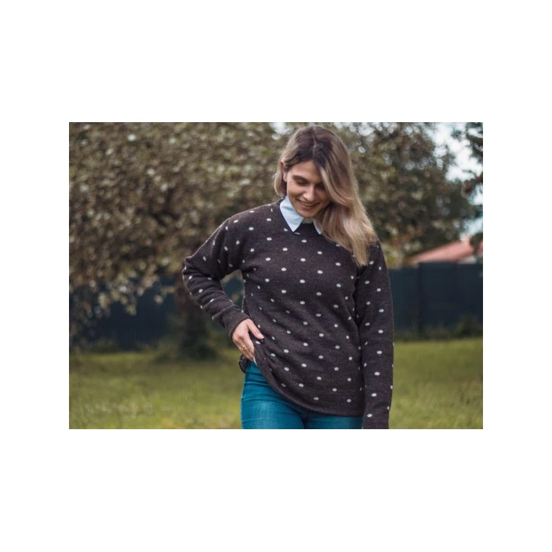 Pull Suffolk En Laine Naturelle - Les Laines Du Forez