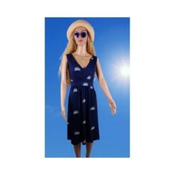 Robe Bo Peacock En Tencel -Froy And Dind