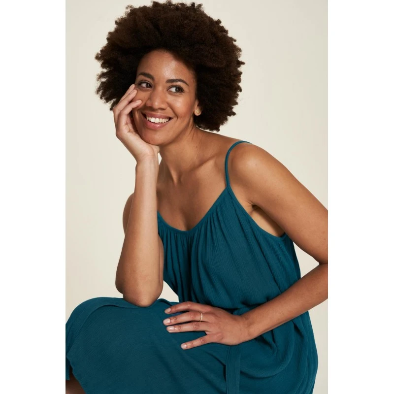 Robe Courte Ample En Viscose Ecovero - Tranquillo â Image 4