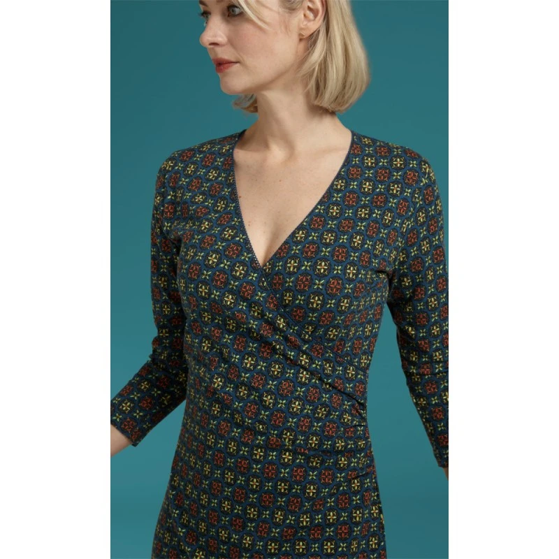 Robe Cross Tangerine En Coton Bio - King Louie â Image 3