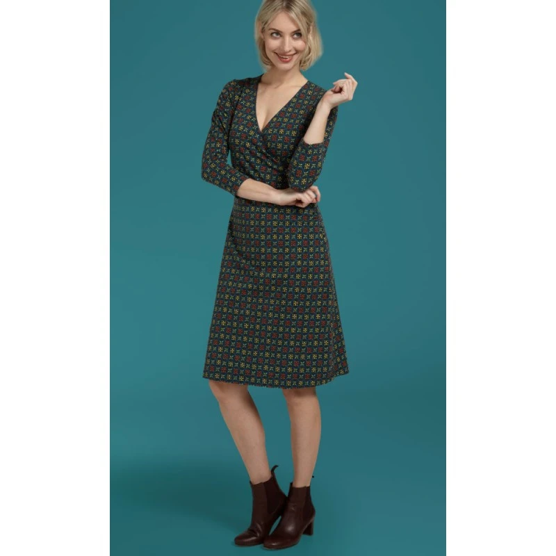 Robe Cross Tangerine En Coton Bio - King Louie