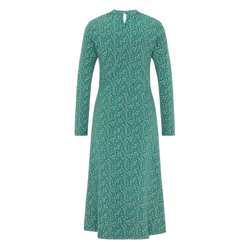 Robe Jersey Leaves En Coton Bio - Tranquillo â Image 6