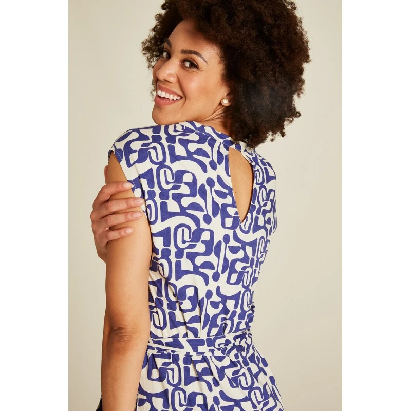 Robe Labyrinthe En Viscose Ecovero - Tranquillo â Image 3