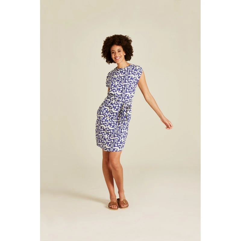 Robe Labyrinthe En Viscose Ecovero - Tranquillo â Image 4