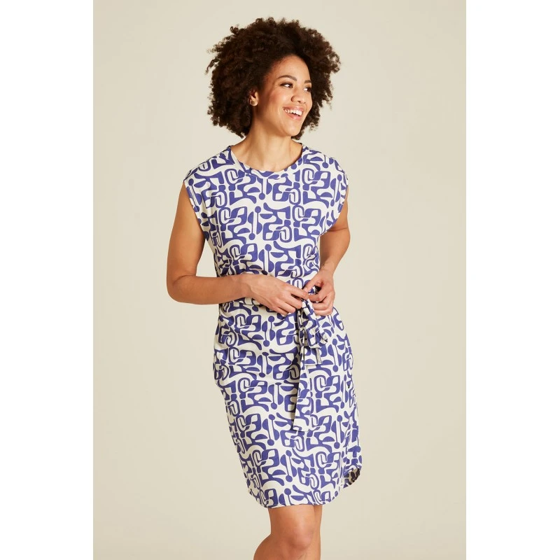 Robe Labyrinthe En Viscose Ecovero - Tranquillo