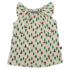Robe Bébé Zoe Cherry En Coton Bio - Froy And Dind
