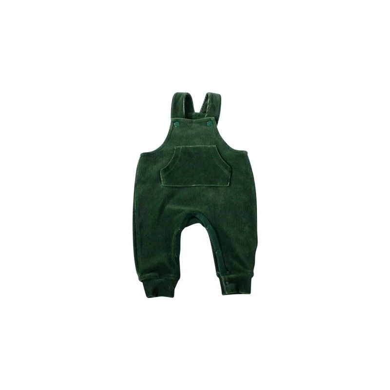 Salopette Verte Jens Bébé En Coton Bio - Onnolulu