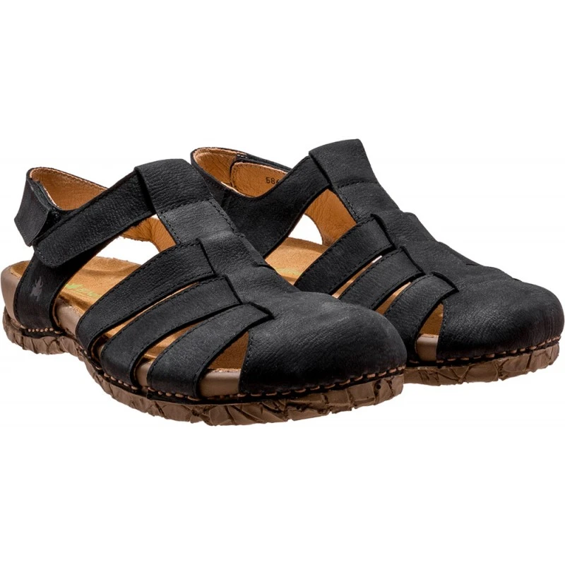 Sandales N5862 Tabernas Pleasant Noir - El Naturalista